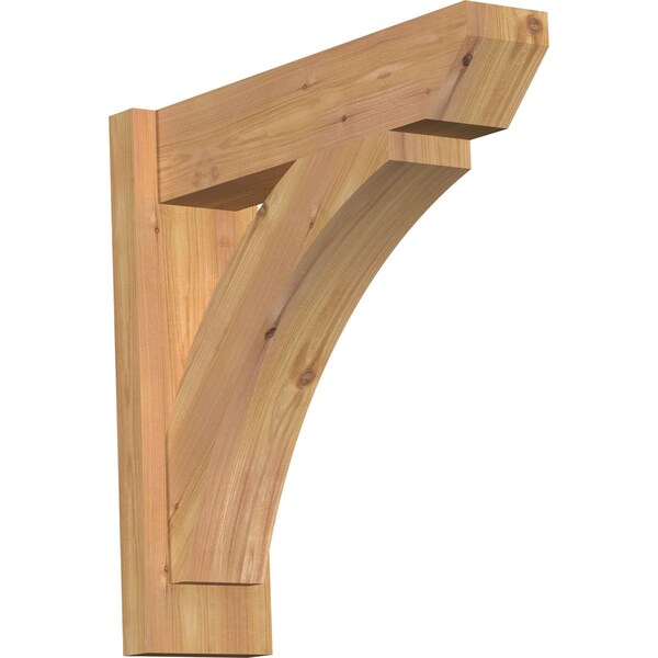 Ekena Millwork Thorton Slat Smooth Outlooker, Western Red Cedar, 5 1/2"W x 20"D x 20"H OUT06X20X20THR06SWR - main